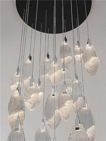 Lustra LED XXL suspendata design decorativ SERIQ D-81cm