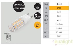 BEC LED G9 dimabil 3,5W 2700K 17468