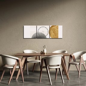 Tablou - Arcuri rustice N⁰2 (cu ceas) (90x30 cm)
