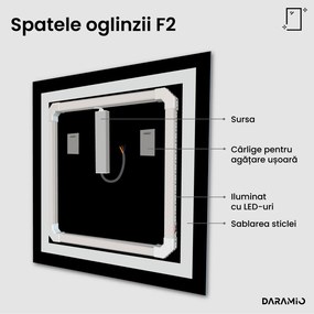 Oglindă cu iluminare LED F2