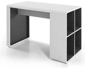 Birou TEO alb/antracit