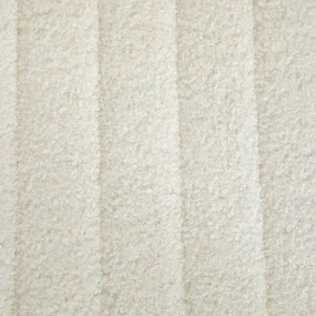 HOMCOM Bancă pentru Pat Modernă cu Picioare în Formă de Furcă, 118,5x46x49,5 cm, Alb Crem | Aosom Romania