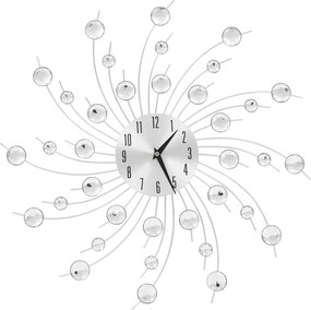 vidaXL Ceas de perete, mecanism cuarț, 50 cm, design modern