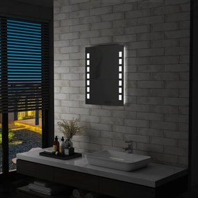 Oglinda cu LED de perete de baie, 50 x 60 cm 1, 50 x 60 cm