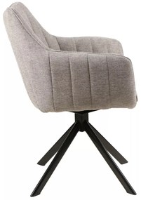 Scaun rotativ Azalia gri/negru Brego07