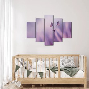 Tablou - Fluturi mov (150x105 cm)