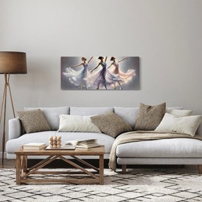 Tablou - Trei balerine (120x50 cm)