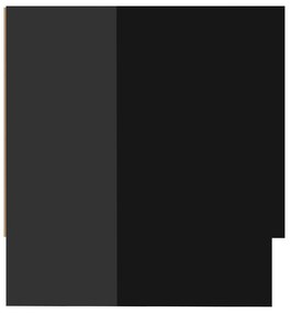 Sifonier, negru extralucios, 100x32,5x35 cm, PAL negru foarte lucios, 1