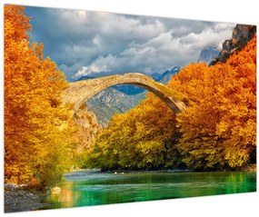 Tablou - Podul Konitsa (90x60 cm)