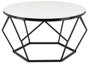 Măsuță de cafea DIAMOND 40x70 cm alb/negru