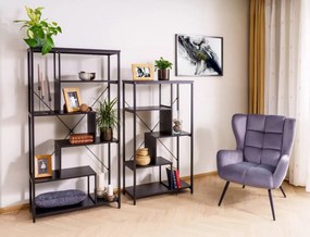 Fotoliu Louis velvet gri Blu14
