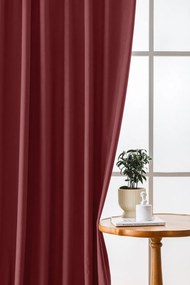 Draperie opaca visiniu VELVET 135x250 cm Sistem de agatare: Rejansa
