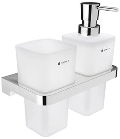 Dozator de săpun și suport de periuțe de dinți de perete NIMCO MA 2905831H-26 MAYA 290 mm