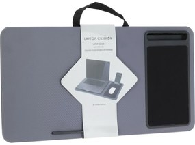 Masă laterală pentru laptop, gri , 57,5 x 4 x 30,5cm, MDF