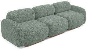 Canapea modulară verde-deschis 270 cm Ailani – Makamii