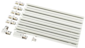 Sistem de șine moderne alb 1-fază 300cm - Iconic