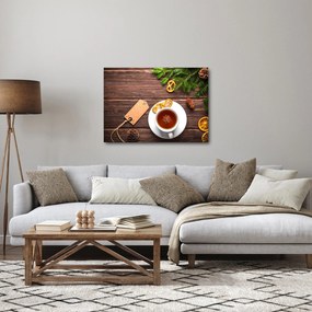 Tablou - ceașca cu decorații (70x50 cm)