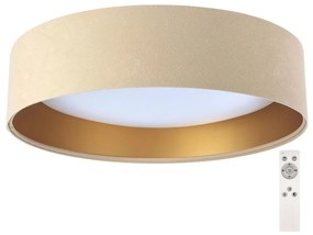 LED plafonieră SMART GALAXY LED/24W/230V bej/auriu + DO, dimabilă
