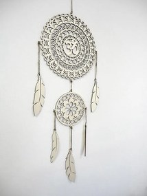 SENTOP | OM Mandala – captator de vise din lemn pentru perete | AURAVIA