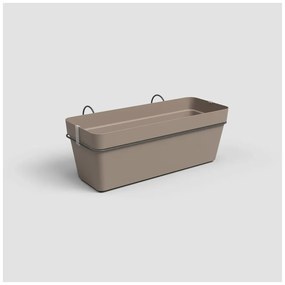 Jardinieră din plastic reciclat de agățat / de perete/cu sistem de auto-irigare 50 cm Capri – Artevasi