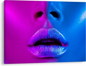 Tablou - Imaginea buzelor colorate (70x50 cm)