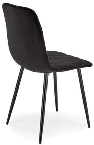 Scaun K525 velvet negru