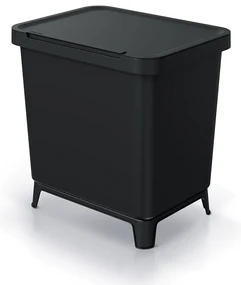Coș de gunoi, 29 l, negru