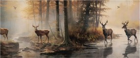 Tablou - Vintage pictura wildlife (120x50 cm)