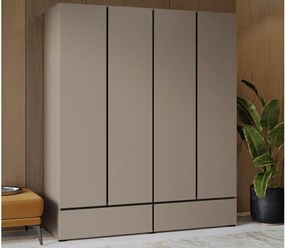 Dulap lemn masiv Orion, 180 × 210 × 60 cm - Stejar deschis