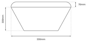 LED plafonieră baie cu senzor NEMO LED/16W/230V IP44 negru