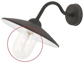 Abajur de rezervă din sticlă VIGO E27 170x100 mm