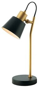 Veioza, lampa de masa design modern Ging negru, auriu