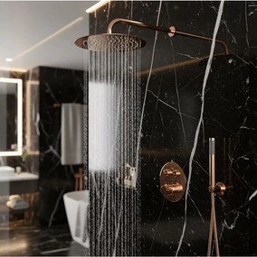 Set de dus incastrat Rea Lungo Diamond cupru + BOX