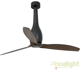 Ventilator cu telecomanda ETERFAN negru mat/ lemn 32004