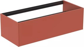 Dulap baza suspendat Ideal Standard Atelier Conca rosu - oranj mat 1 sertar 120 cm