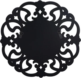 OGG204 - Oglinda 70 cm, pentru perete ornamentala dormitor, living - Argintie