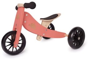 Tricicleta fara pedale transformabila Tiny Tot Coral, +12 luni - Kinderfeets