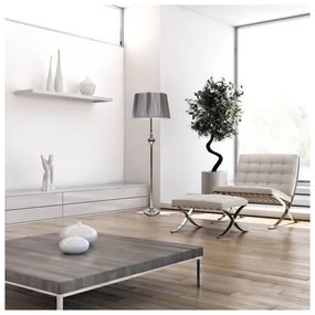 Lampadar GILLENIA 1xE27/60W/230V argintiu