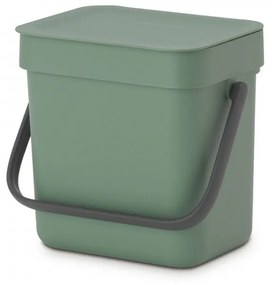 Coș de gunoi pentru colectare separată Brabantia Sort&amp;Go 3L, Verde Brad 1003229