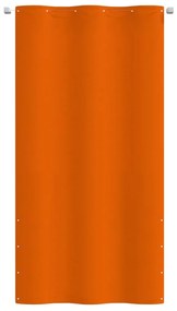 Paravan de balcon, portocaliu, 120 x 240 cm, tesatura oxford Portocaliu, 120 x 240 cm