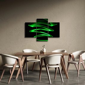 Tablou - valuri neon (90x60 cm)