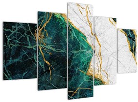 Tablou - Marmură turcoaz (150x105 cm)
