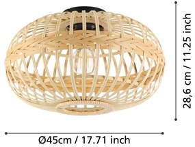 Plafonieră AMSFIELD 1xE27/40W/230V Eglo 43723