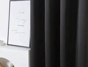 Draperie neagra OXFORD 140x250 cm Agatat: Inele metalice