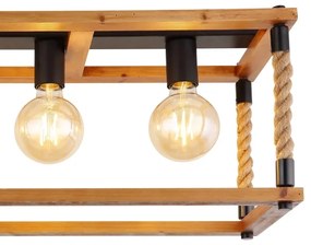 Plafonieră Globo 15691-4D VERNON 4xE27/60W/230V