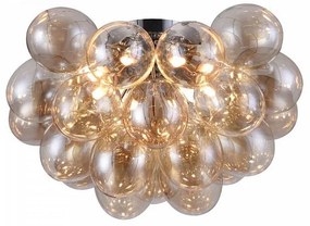 Plafoniera design modern Balbo chihlimbar MOD112CL-08G