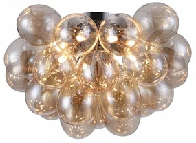 Plafoniera design modern Balbo chihlimbar MOD112CL-08G
