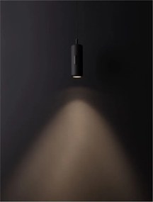 Pendul LED design minimalist ETHERAS negru