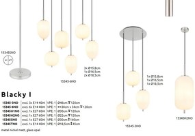 Veioza, lampa de masa design modern Blacky I nichel