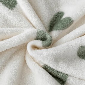 Cearsaf Cocolino microplus cu elastic HEARTINO 200x200 cm crem